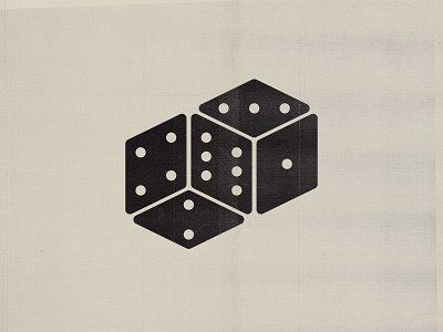 Dice dice dice logo dice reflection logo reflection reflection logo retro design retro dice retro logo
