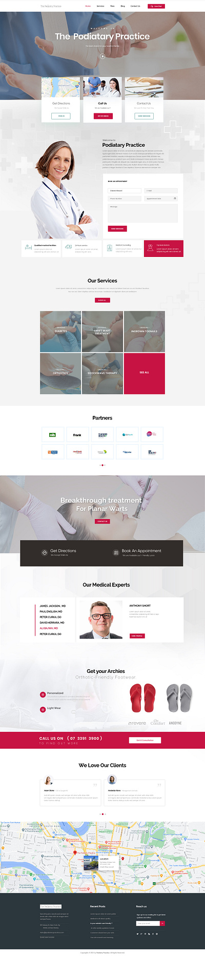 The Podiatary Practice branding creative design graphic design illustration logo typography ui ux vector