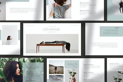 Catherine - Minimal Business Company branding business company concept creative diagram elegant fashion google slides keynote lookbook minimal modern multipurpose pitch deck portfolio powerpoint presentation purpose slides