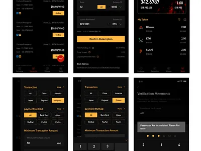 Darkswap app app；ui