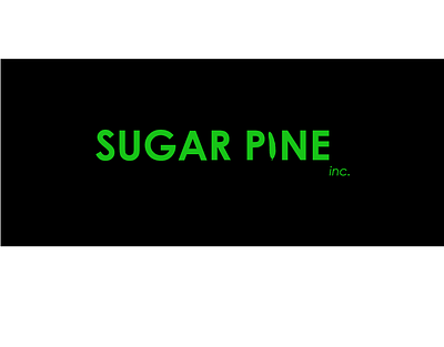 SUGAR PINE WORDMARK LOGO CONCEPT. wordmark logo newdesigner