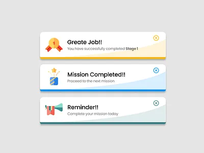 DailyUI 11 / Toast Message app application dailyui design flashmessage mobiledesign ui uiux