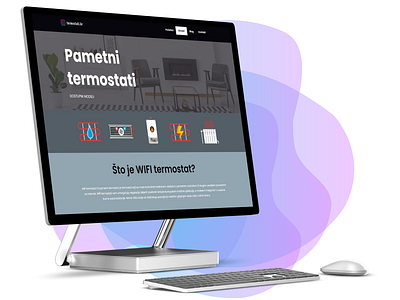 Termostati.hr branding design logo ui ux