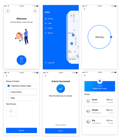 Cabinet-Express app；ui