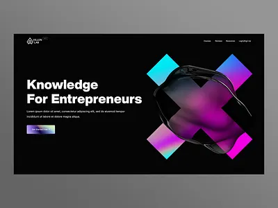 Villon Lab - Concept Landing Page concept landing page villon