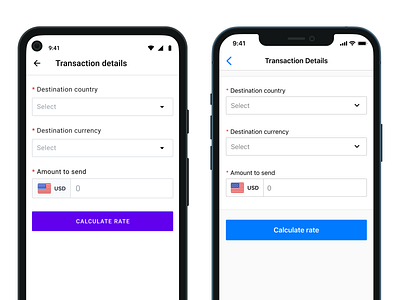 iOS money transfer UI android api bank design financial fintech interface ios mobile money remmitance sdk transfer
