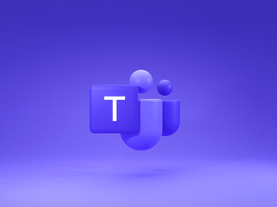 Microsoft Teams 3d adobe blender brand identity branding color design dribble illustration logo microsoft microsoft design microsoft teams vector webdesign