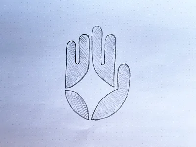 Tajikara branding hand handpalm identity light logo mark negative space star symbol