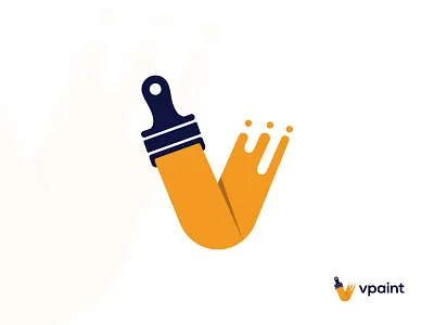 Modern V logo | painting logo app icon app logo best logo designer brand identity branding creative logo design flat logo logo logo design minimal logo modern letter logo modern logo painting logo symble v logo