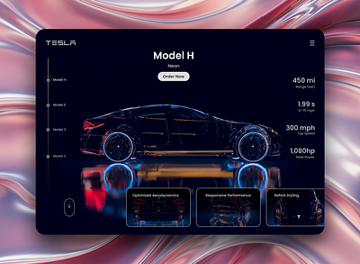 Tesla Landing Page Concept app design app redesign app ui design behance branding design illustration logo tesla tesla car tesla car design tesla website ui ux web landing page web ui