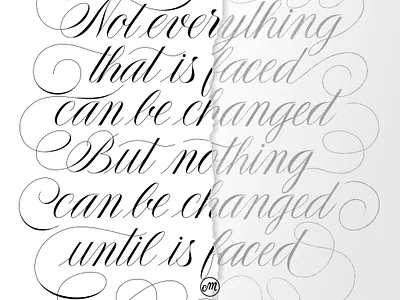 Type Concept calligraphic calligraphy flourish handlettering lettering ornament ornamental type type concept typography