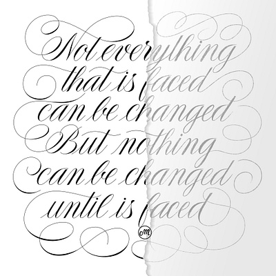 Type Concept calligraphic calligraphy flourish handlettering lettering ornament ornamental type type concept typography