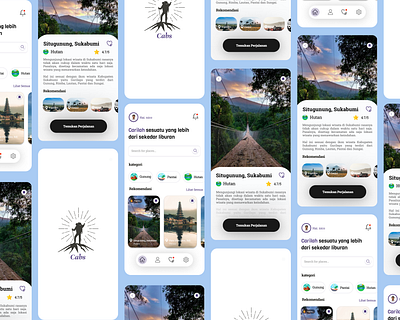 Cabs - Travel App beginer designer indonesia mobile ui ux