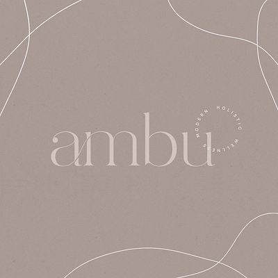 Ambu Wellness Branding branding design hollistic jillstclair jillstclaircreative logo logodesign wellness wellness branding yoga yoga brand