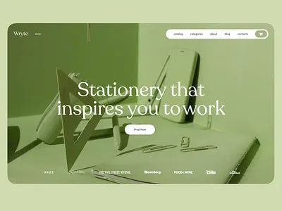 Stationery Store Website 3d branding design design studio ecommerce graphic design interaction interface stationery ui user experience user interface ux web web design web marketing website website design