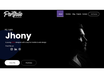 Portfolio adobe xd design graphic design photoshop protfolio ui designs uidesign uiux designs web design website website designs