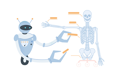 Roboteacher app branding design doctor feature illustration logo platform robot software ui ux