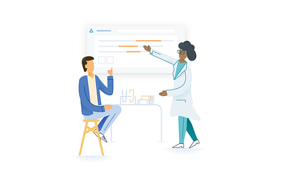 Doctors, desk app branding design doctor feature illustration logo platform software ui ux
