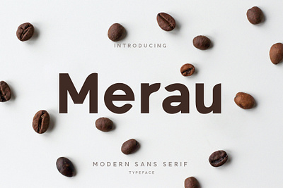 Merau Font branding design font hand lettering handlettering illustration lettering logo typography ui