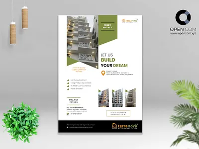 Flyer Design for Real State Company banner branding digital content flyer graphic design illustration products banner service banner social media banner
