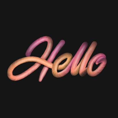 Hello art branding design hello illustration lettering minimal procreate typography