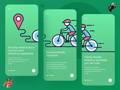 Onboarding sequence design graphic design illustration ui vector