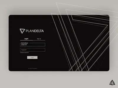 PlanDelta Planning Platform dashboard graphic design logo planning platform design ui ux webdesign