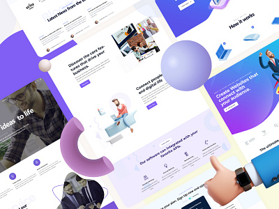 Landings & Heros creator design tools designer resources headers hero illustrations landing pages mockup site builder ui design website builder