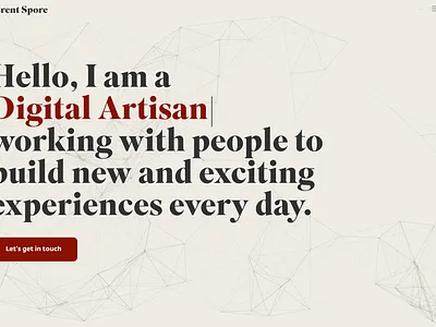 page text scroller thing portfolio website