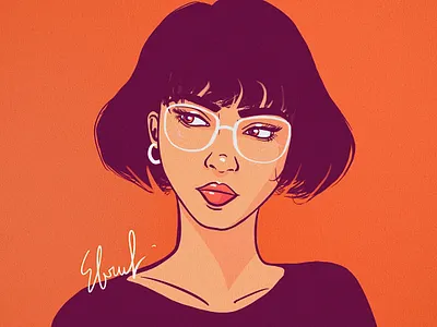 Peachy design digital art illustration procreate procreate app