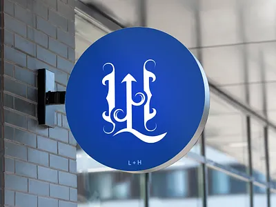 Custom Monogram Brand Mark - Initials Logo Mark - Brand Identity brand brand identity brand logo brand mark branding business logo custom logo initial letter initial letters initials logo letter logo letter mark lh initial logo logo logo design logo mark minimalist logo monogram monogram logo monogram mark