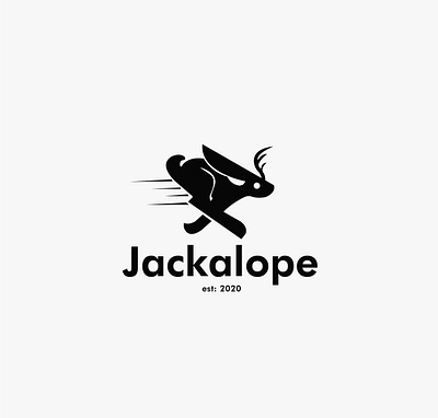 Jackalope Logo branding graphic design logo