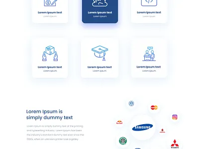Landing Page Design design graphic design ui