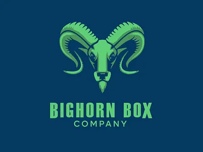 Big Horn Box Logo design graphic design illustration logo ui