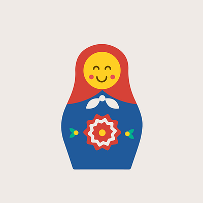 Modern Feelings: Nesting Doll emoji emotion feelings graphic design illustration illustrator nesting doll