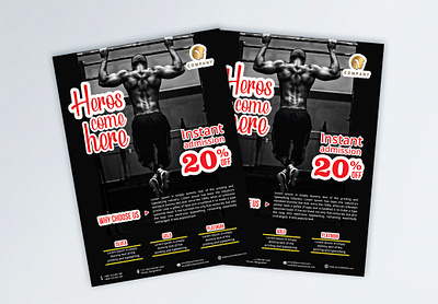 Professional Gym Flyer Design body corporate flyer design fitness gym flyer design health latest flyer design professional flyer design promotion promotional flyer design