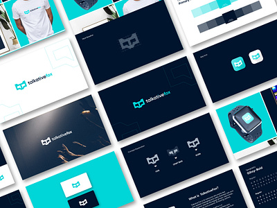 Talkative Fox - Brand identity design brand design branding branding agency branding and identity design design studio graphic design icon identity identity design logo logo design logo maker logotype visual identity