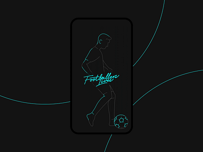 Footballers Lives - Animated intro after effects aftereffects animated animation dark and clean dark design football gridiron logos nfl red redskins sport sports team ui ui animation ui design washington wolves