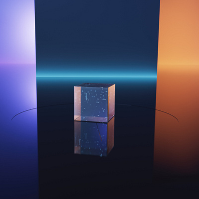 Boxes in the mirror c4d design illustration motion design motion graphics redshift