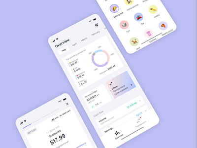 Habitual Money Mobile Design animation fatfire finance fintech fintechapp firemovement ios app design iosapp iosappdesign iosdesign mobile mobile design mobiledesign money moneyapp motiondesign saving uidesign uxdesign uxui