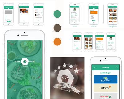 HOMEMADE - Foodsharing app app design ui ux