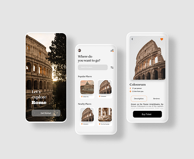 Travel App app application design mobileapp travel travelapp ui uidesign ux uxdesign