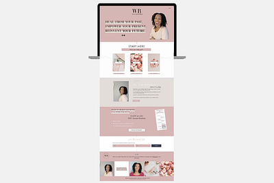 Miss Wendy Black - Blog Website Design branding web design wix wix website design