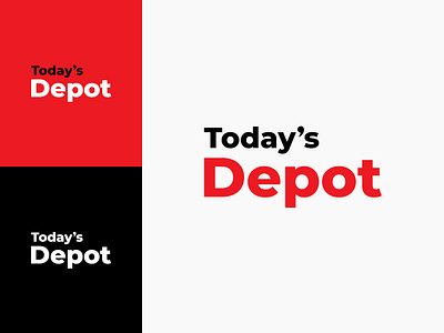 Today's Depot • Logo brand design branding depot design ecommerce emarket font logo graphic design logo logo design logo project online shop typography logo vector warehouse