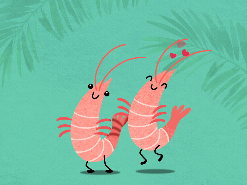 Chagi Fest - Uhang after effects animation dancing design gif guam illustration jumping loop mograph motion shrimp