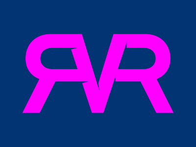 RVR Monogram apparel branding design logo