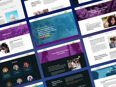 NFYI - Nonprofit Website Design branding colorful design design agency nonprofit nonprofit agency web design web design agency