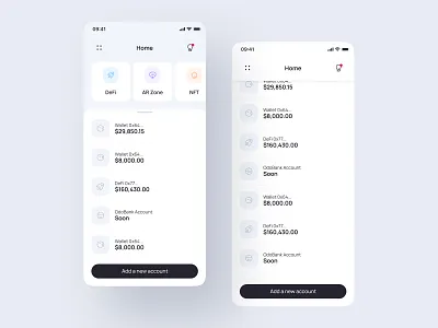 Mobile App app application binance bitcoin coin design finance interface iphone minimal mobile ui ux