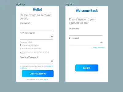 001 Sign Up app dailyui design ui