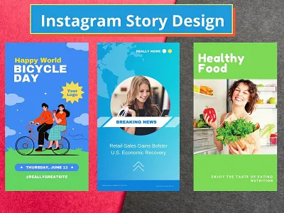Instagram Story Design 3d attractive design branding design education eye catching design fashion design graphic design illustration instagram instagram post instagram story instagram story design modern design motion graphics story thumbnail typography
